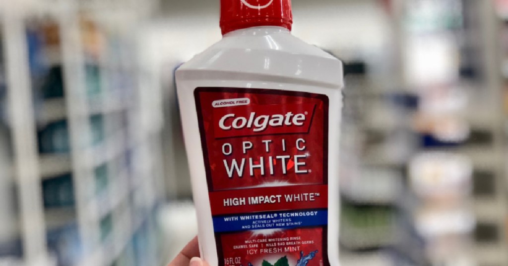 mouthwash in aisle