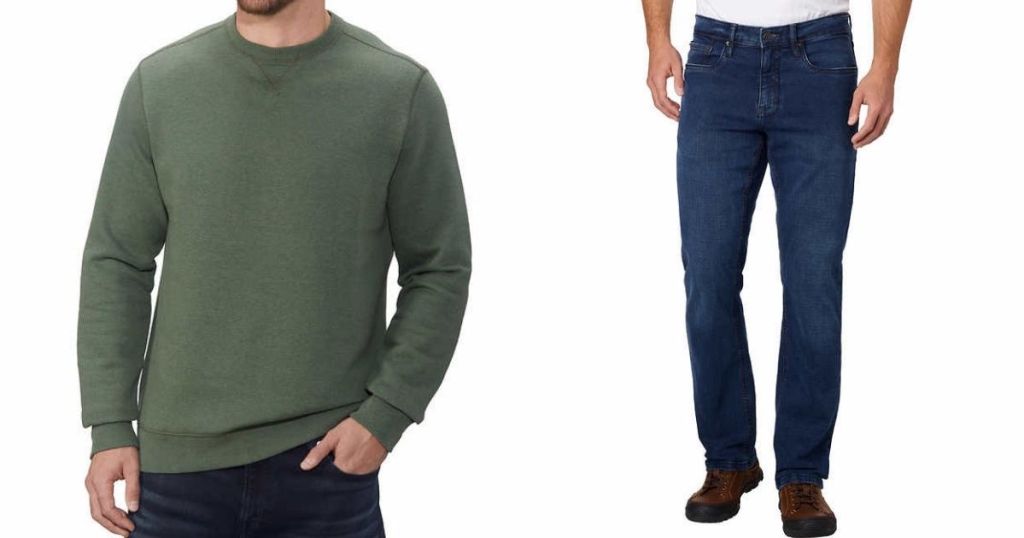 Costco Men's Sweater and Jeans