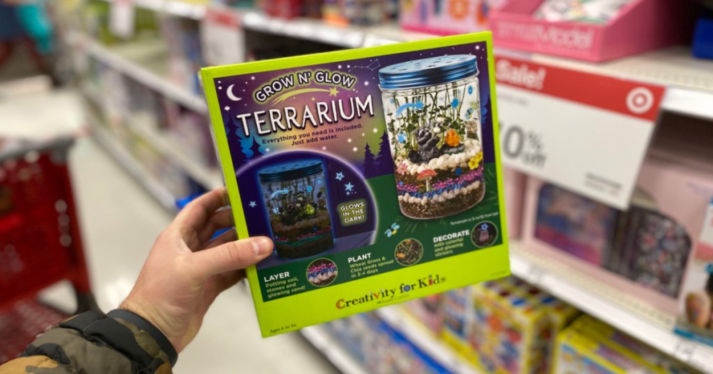 glow and grow terrarium