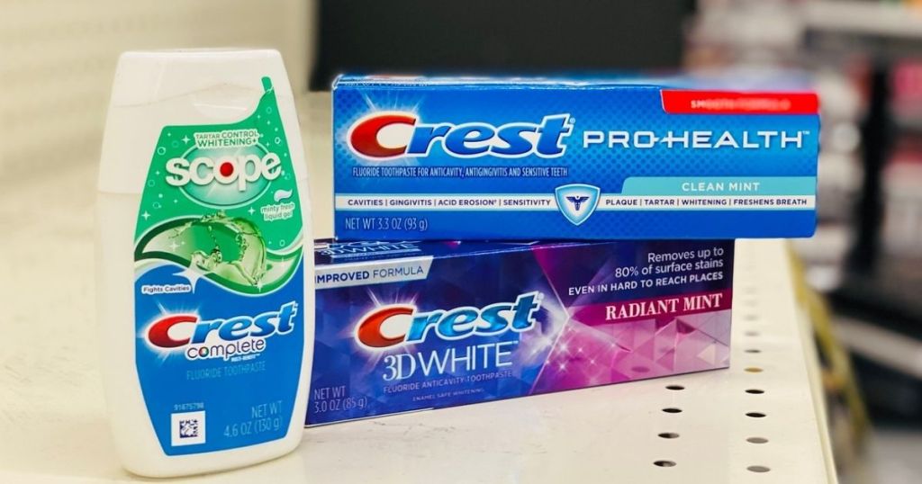 3 Crest Toothpaste