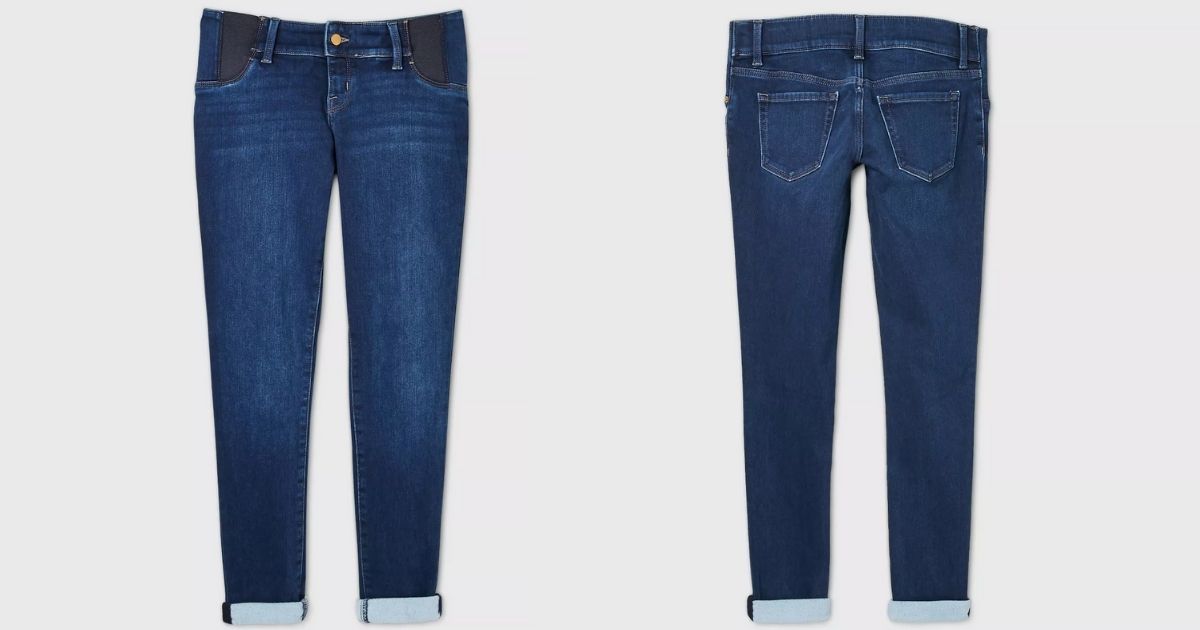 front and back of Isabel Maternity Jeans Target