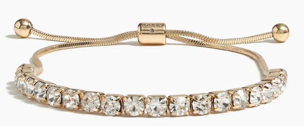 J Crew Factory Crystal Slider Bracelet