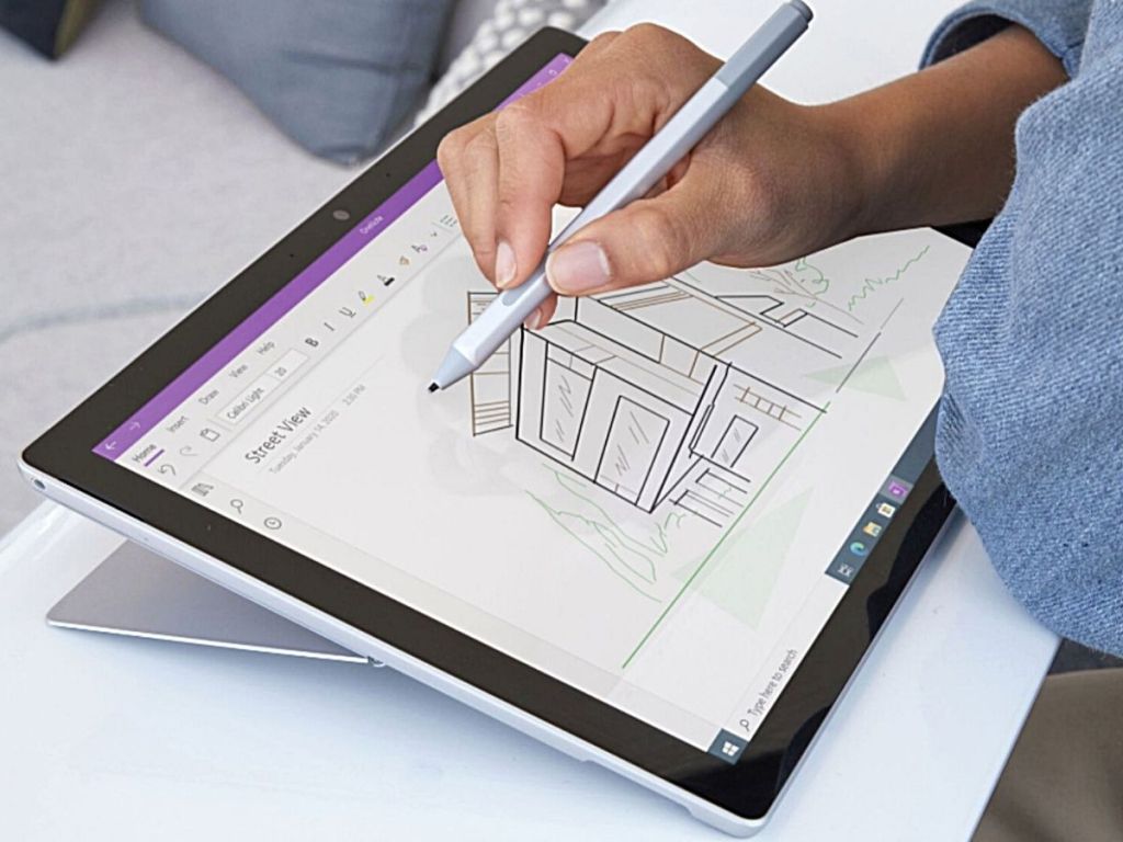 using a Microsft Surface Pro