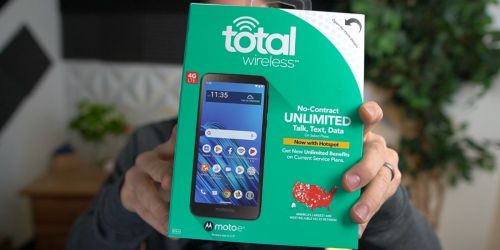 Total Wireless Motorola Moto E6 4G LTE Prepaid Smartphone Only $19.99 on Amazon (Regularly $40)