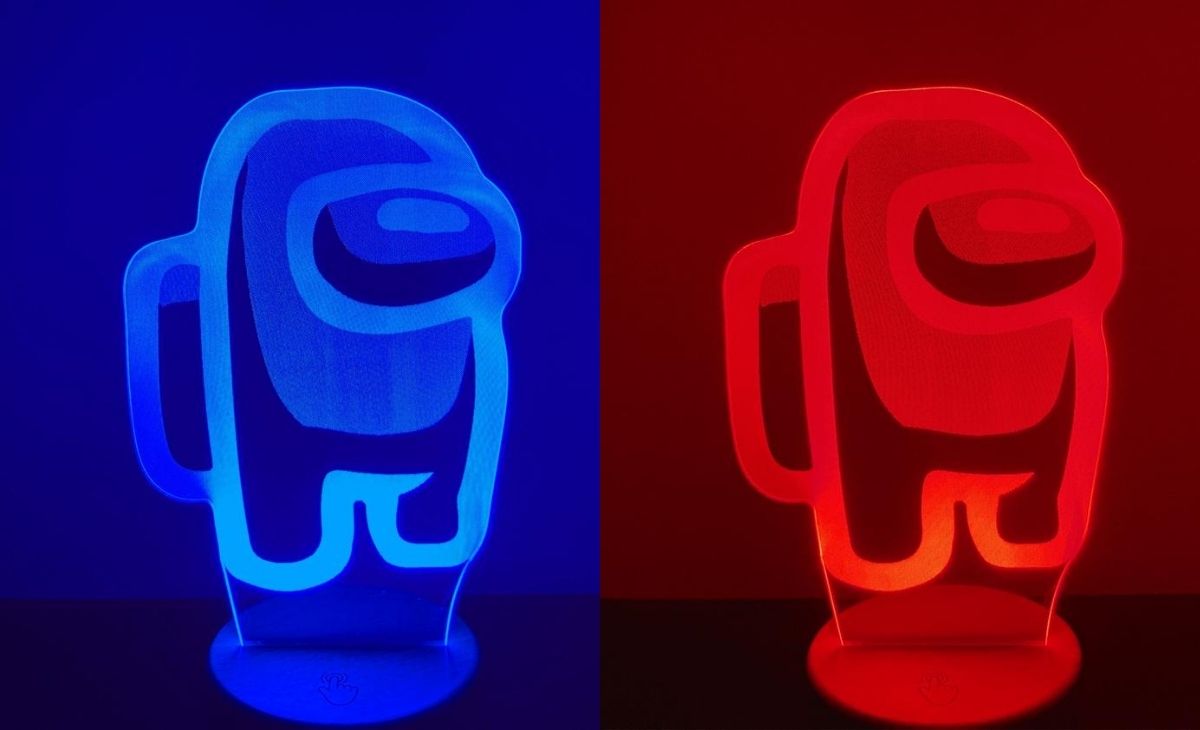 A color changing night light