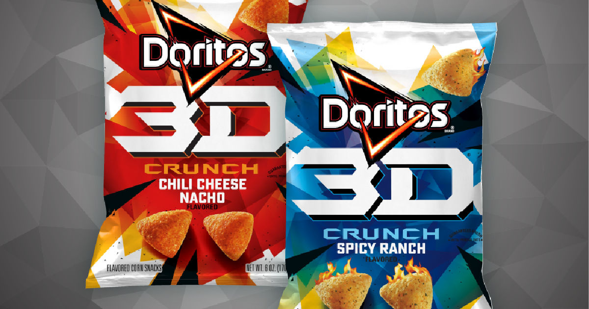 2 bags of 3D Doritos