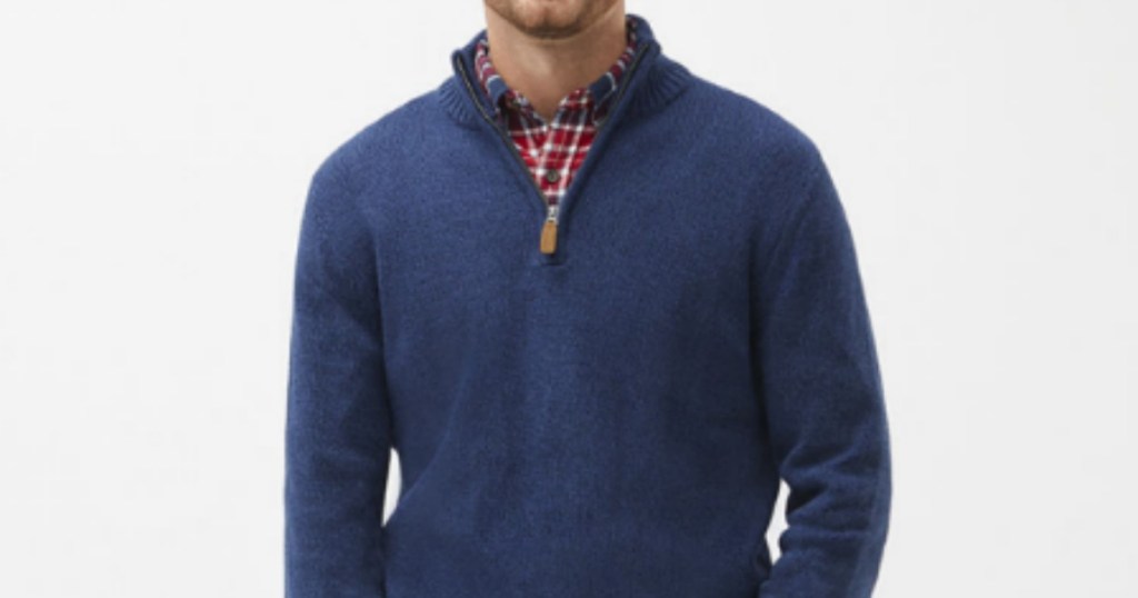 St John's Bay Quarter-Zip Pullover