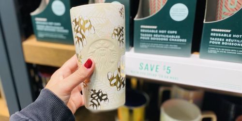 $5 Off $20+ Target Starbucks Cafe Purchase | Save on Holiday Mugs, Coffee & More