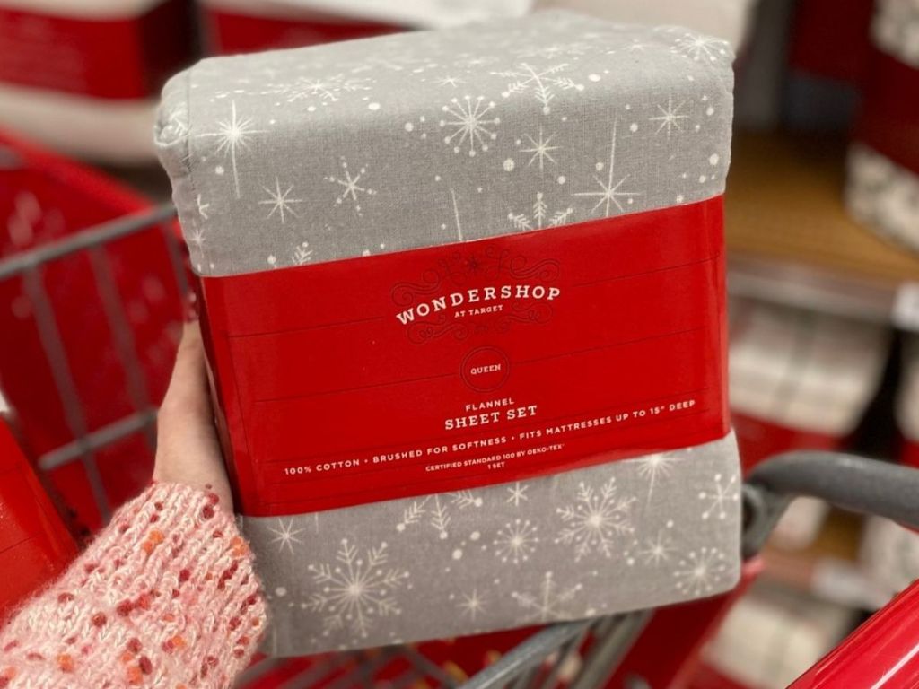 Wondershop flannel sheet set