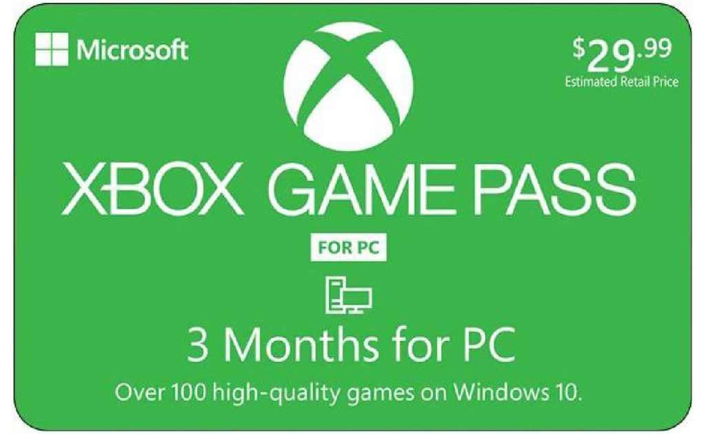 Xbox game pass