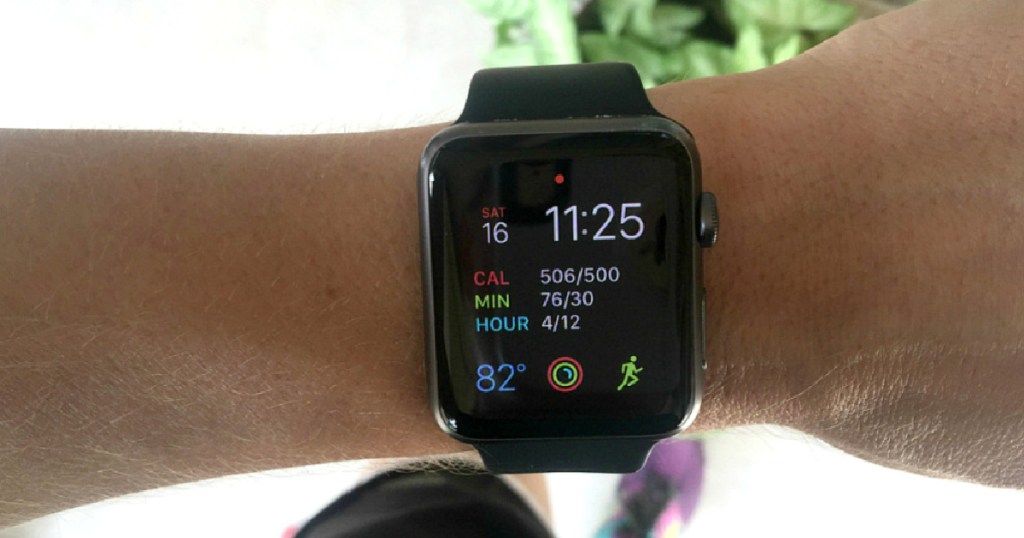 apple watch SE on wrist