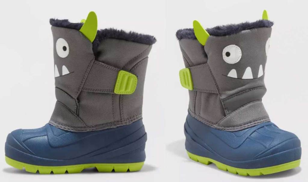 little boys boots monster stock image