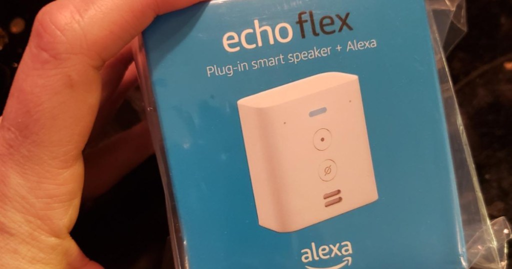 echo flex in hand in box