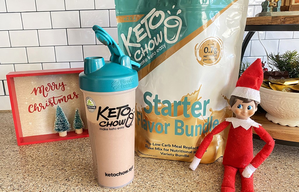 keto chow starter bundle on counter