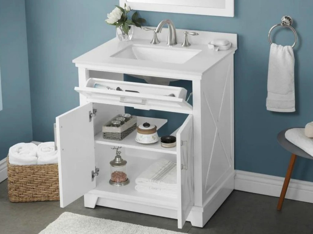 lowes vanity by allen and roth