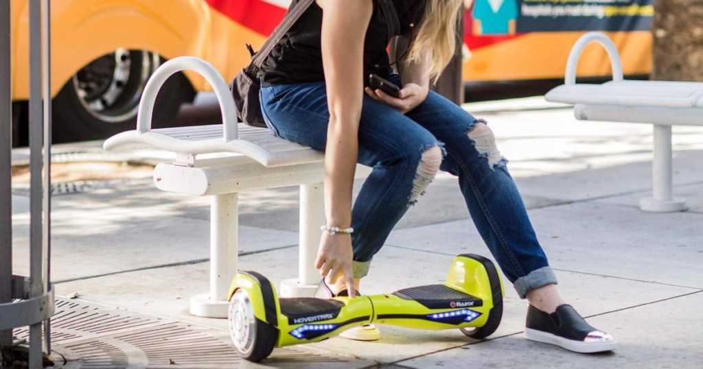 razor hoverboard yellow