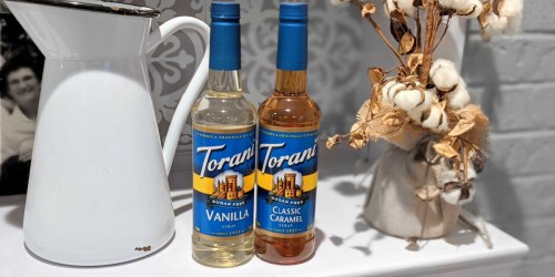 Torani Sugar-Free Caramel Syrup 25.4oz Bottle 4-Count From $20 Shipped on Amazon | Just $5 Each