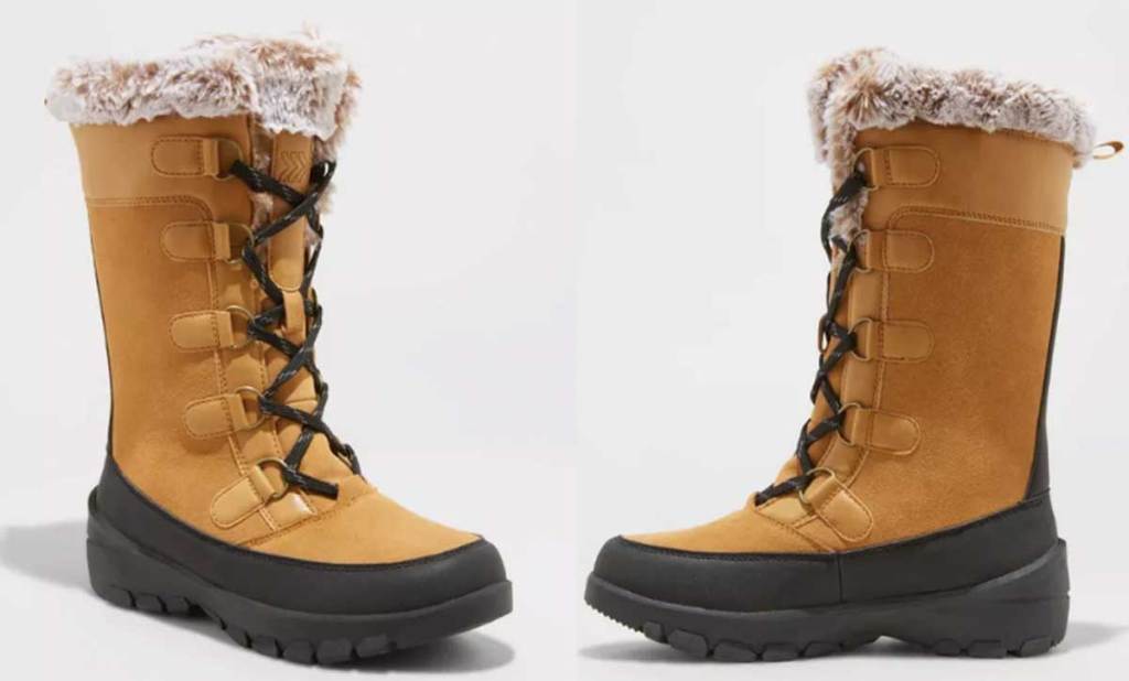 women's sorel like boots stock image