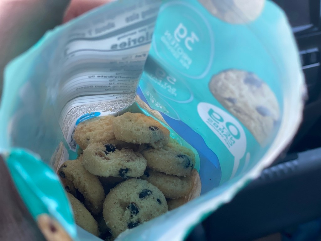 Bentons Keto Cookies Open Bag