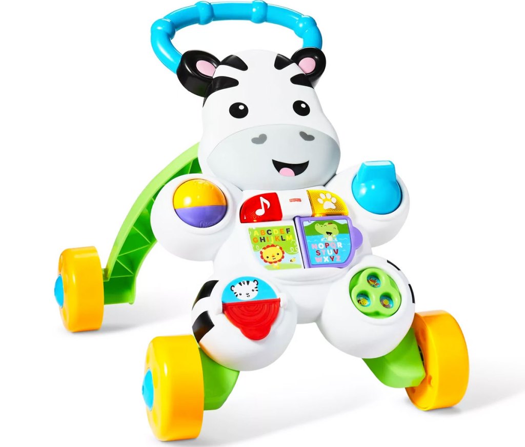 fisher-price zebra themed kids walker