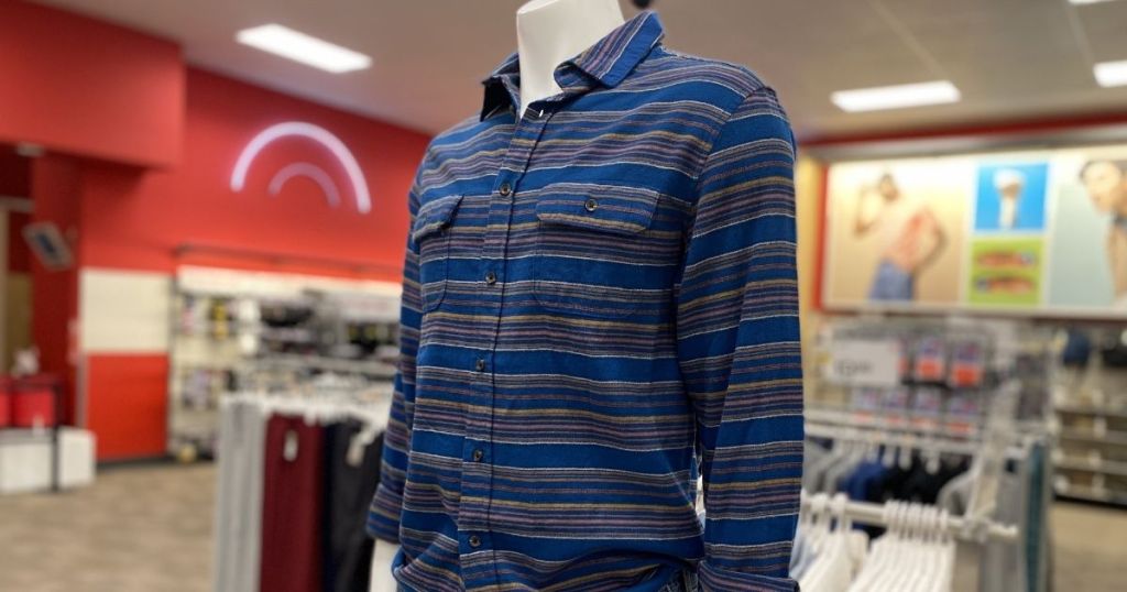 mens shirt on a mannequin