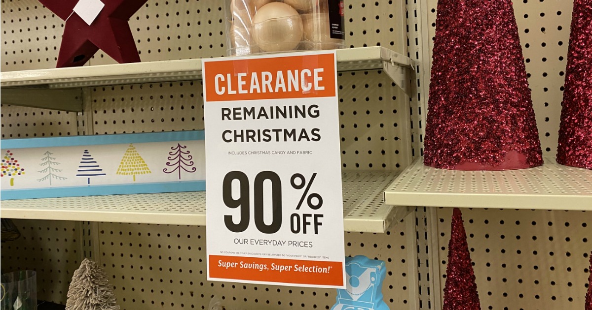 Hobby Lobby Christmas Clearance