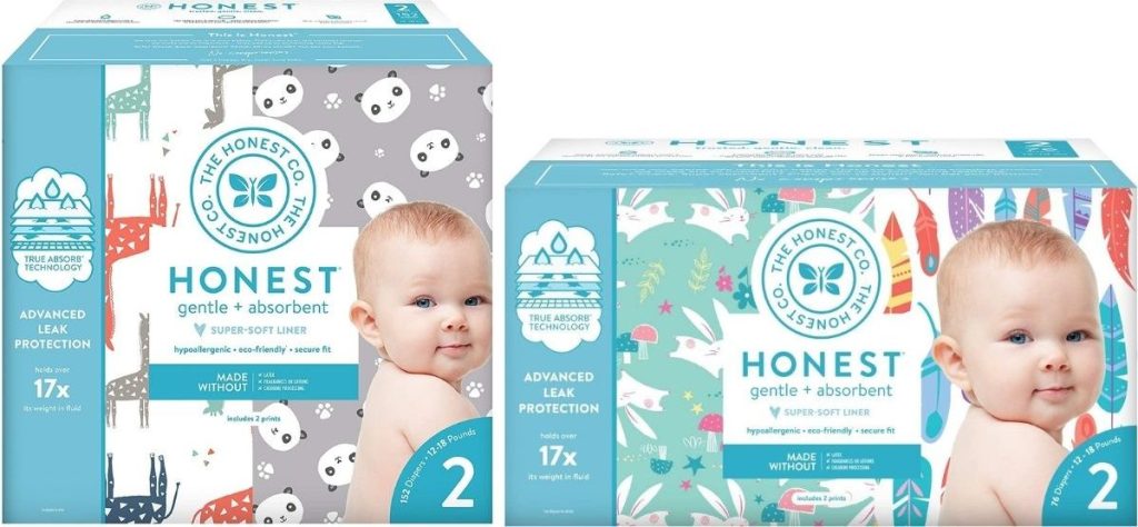 Honest Company Size 2 and 3 diapers