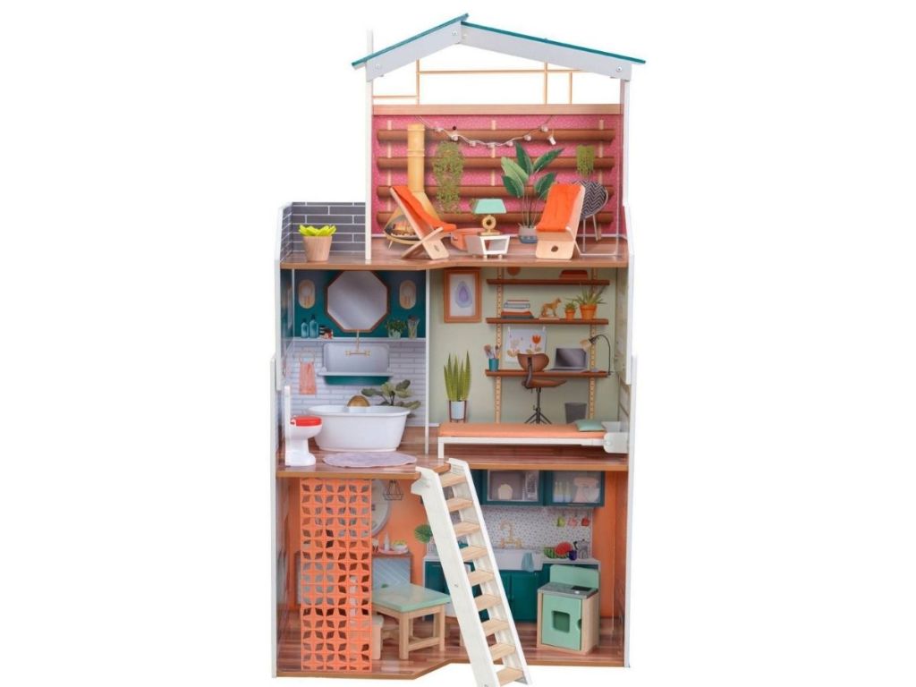 kidkraft terrace garden play kitchen