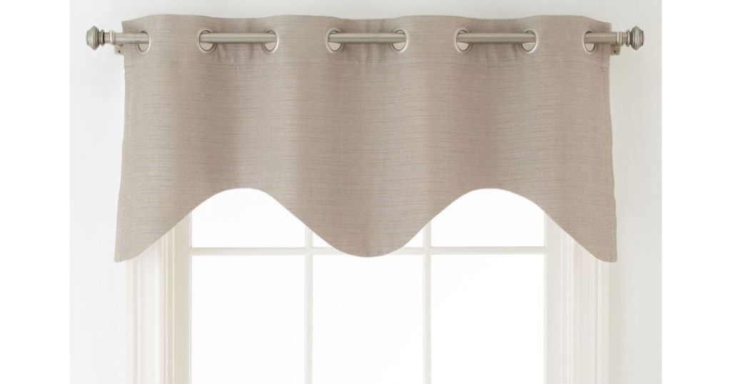 Tan Liz Claiborne Valance