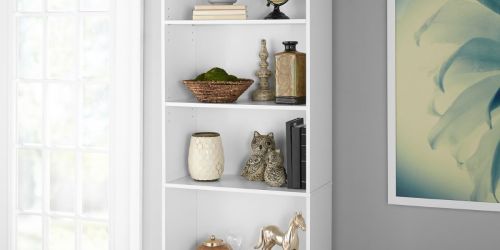 Mainstays 5-Shelf 71″ Bookcase Only $29.88 on Walmart.com (Regularly $49)