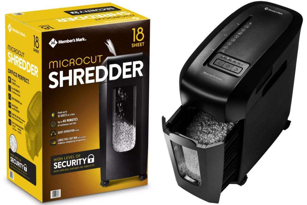 Member’s Mark 18-Sheet Micro-Cut Shredder