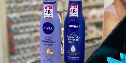 NIVEA Lotion Only 29¢ Each After CVS Rewards & Cash Back