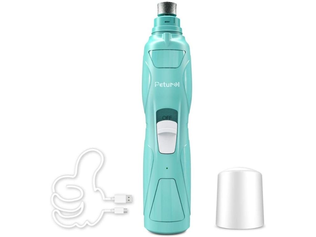 green Petural nail grinder and cap and cord