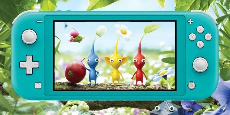 Pikmin game on a Nintendo Switch