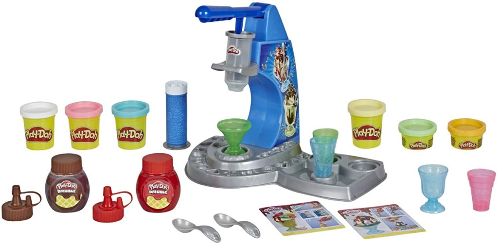 Play-Doh Kitchen Creations Drizzy Ice Cream Playset Featuring Drizzle Compound Set