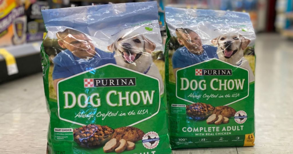 dog food in middle of aisle