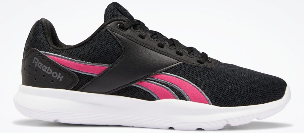 women's black and pink sneaker
