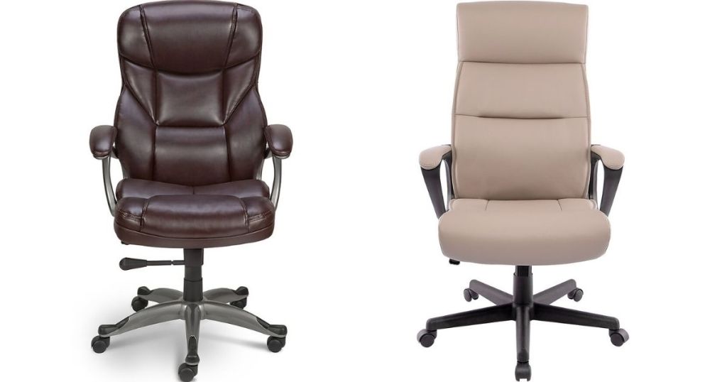 two Staples Office Chairs