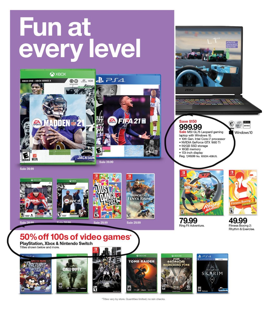 target ad scan