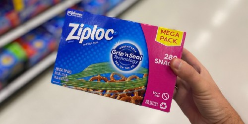 Ziploc Snack Bags 280-Count Only $5.78 Shipped on Amazon