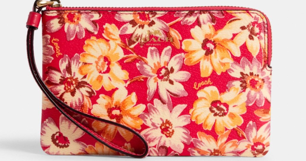 daisy coach wristlet