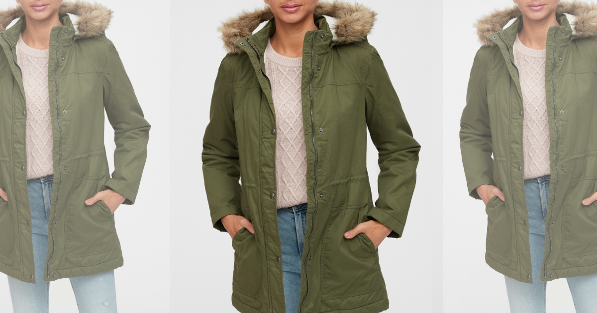 woman wearing green sherpa jacket