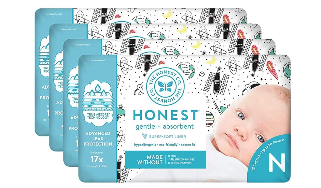 honest diapers space travel