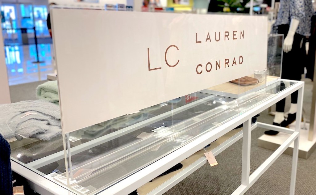 lauren conrad sign in kohls store