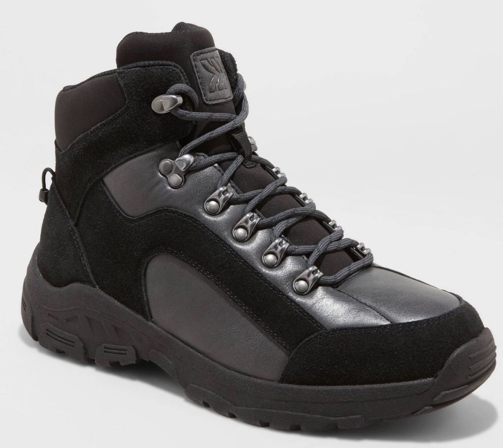 mens black winter boots