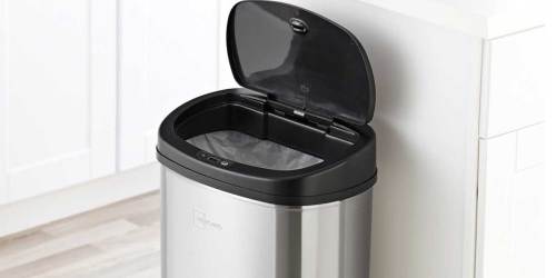 Mainstays Motion Sensor Trash Can Just $39.98 Shipped on Walmart.com | Amazing Reviews