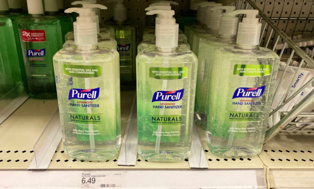 purell naturals on shelf at Target