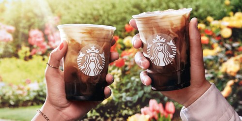 **Starbucks New Drinks: Iced Toasted Vanilla Oatmilk Shaken Espresso for Spring