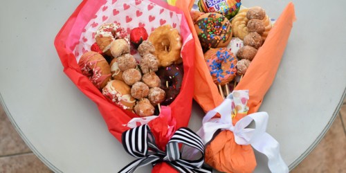 Make a DIY Donut Bouquet for Valentine’s Day, a Birthday, or Any Special Occasion!