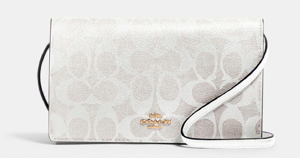 white coach purse